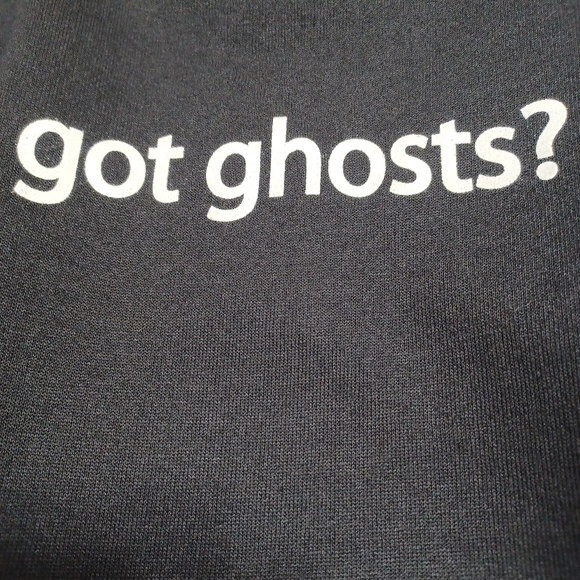 Got Ghosts 👻 Sweatshirt NWOT Zubaz XLARGE - Picture 3 of 4